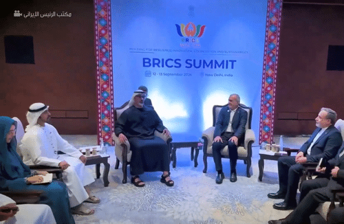 تقارب إيراني إماراتي في “نيودلهي”.. هل تفتح قمة بريكس صفحة جديدة في علاقات الخليج؟