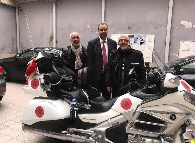 تورينو تشهد استعراضاً للدراجات النارية احتفاءً بعيد الوحدة بحضور القنصل المغربي