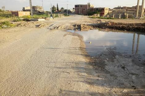 عزلة خانقة تحاصر ساكنة دوار أمان إليلا بإقليم بولمان جراء السيول الطرقية
