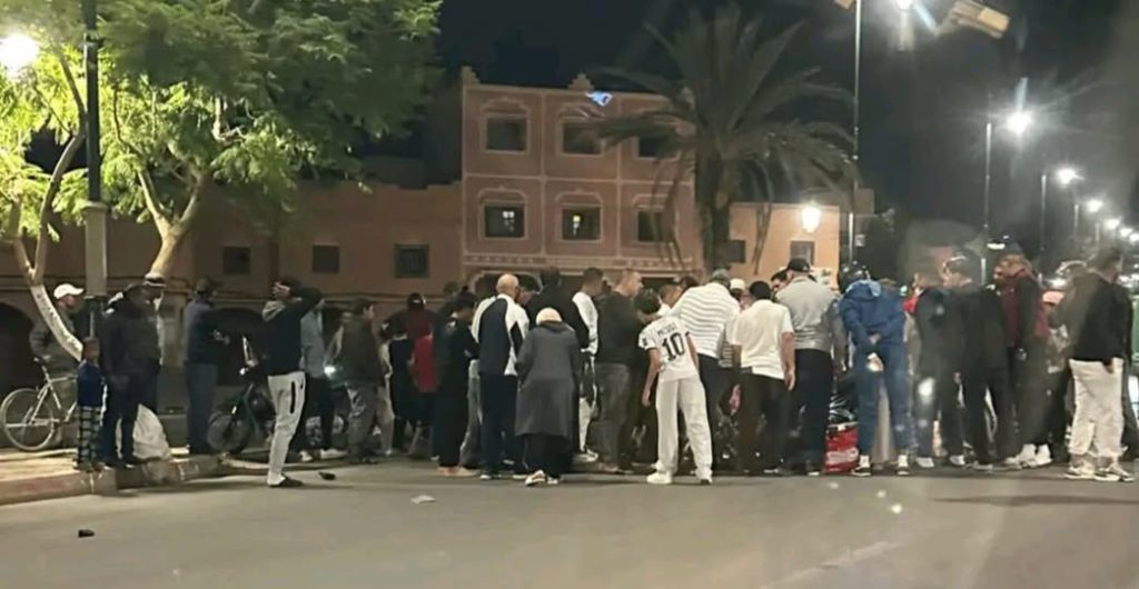 اصطدام عنيف بين دراجتين ناريتين بشارع محمد الخامس بورزازات يخلف إصابات في صفوف السائقين