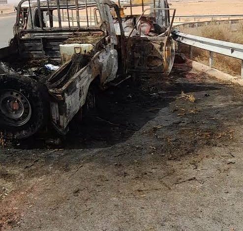 حادثة سير بكلميم تفضح شحنة مخدرات إثر اشتعال النيران في سيارتين